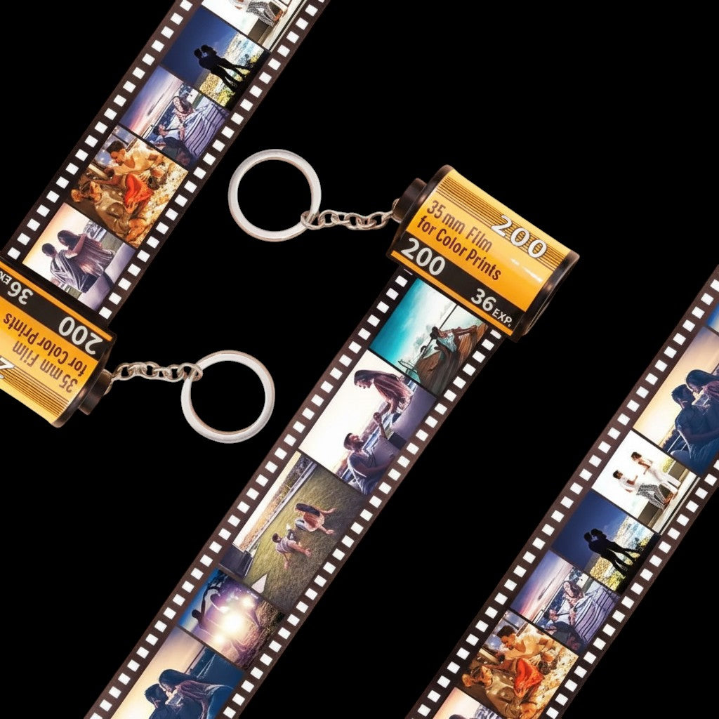 Customized Camera Roll Keychain – Personalized Photo Gift