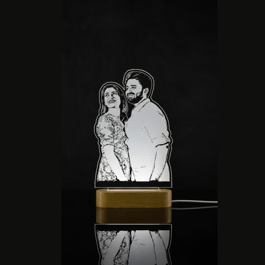 Personalized Acrylic Night Lamp – Luxury Custom Light