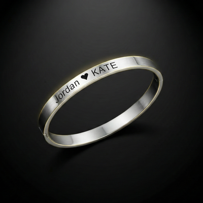 Personalized Kada Bracelet – Custom Name, Perfect Gift for Him & Her