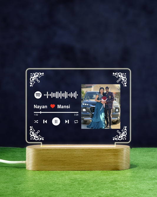 Custom Acrylic LED Name Lamp | Personalized Night Light | Perfect Gift for Couple & Family