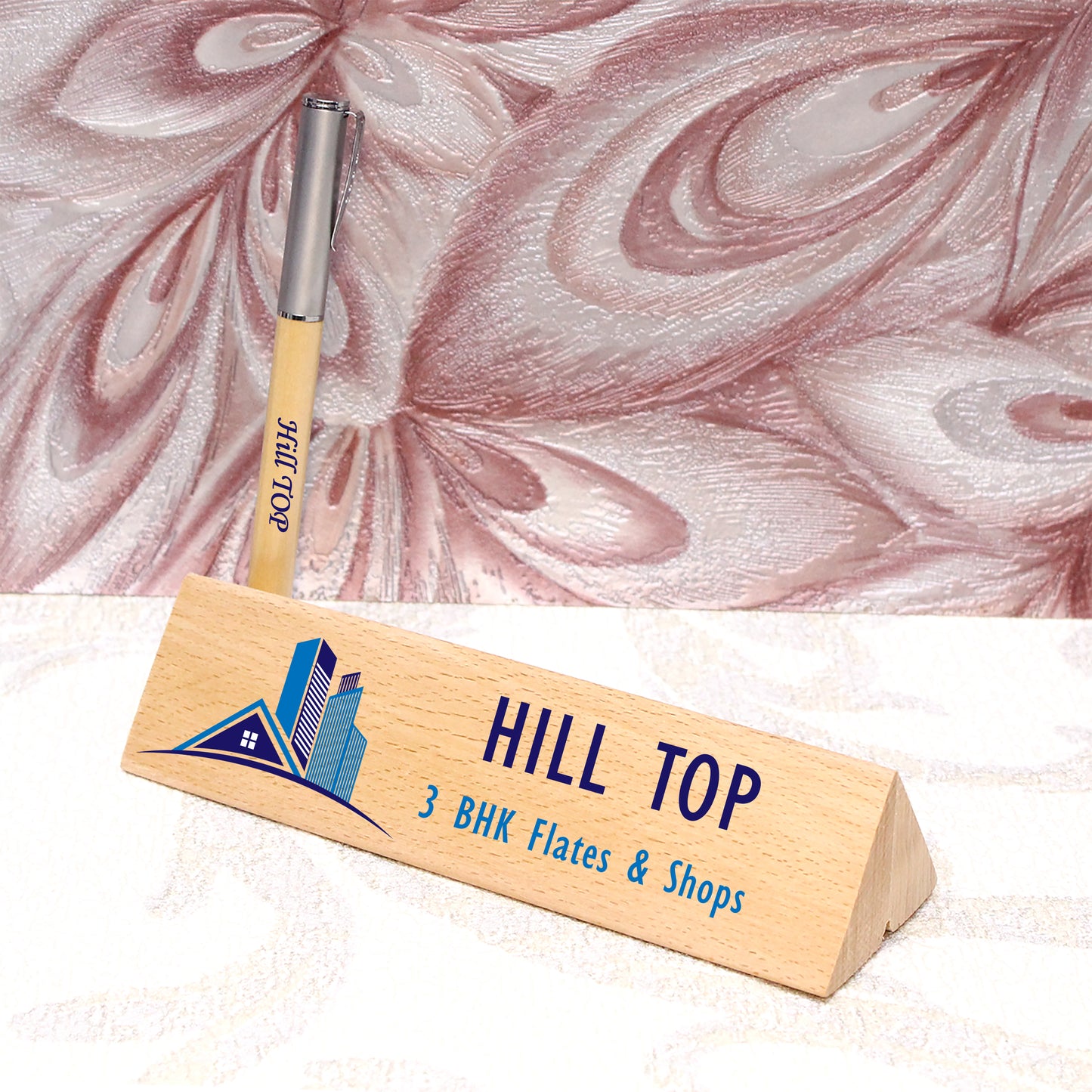 Personalized Desk Pen Stand