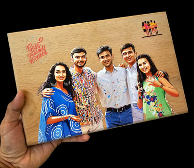 Premium Wooden Printed Frame – Elegant Personalized Display