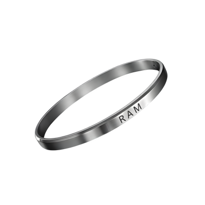 Premium Personalized Kada Bracelet – Modern Jewelry with Custom Name Engraving | Perfect Gift for Him & Her